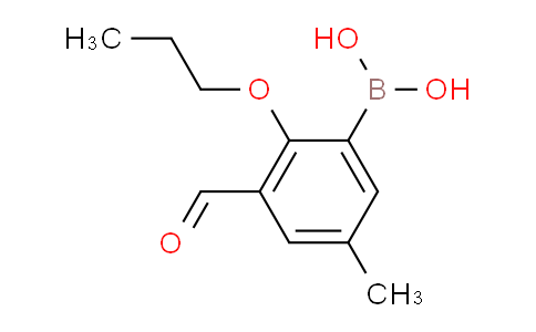 (3-Formyl-5-methyl-2-propoxyphenyl)boronic acid