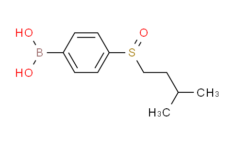 (4-(Isopentylsulfinyl)phenyl)boronic acid