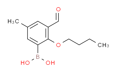 (2-Butoxy-3-formyl-5-methylphenyl)boronic acid