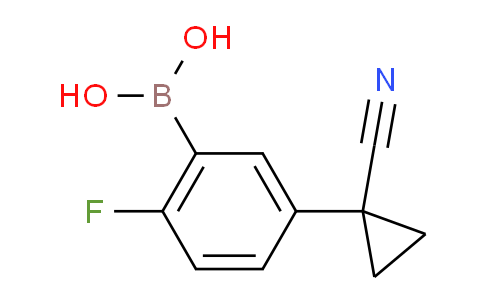 (5-(1-Cyanocyclopropyl)-2-fluorophenyl)boronic acid