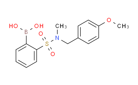 (2-(N-(4-Methoxybenzyl)-N-methylsulfamoyl)phenyl)boronic acid