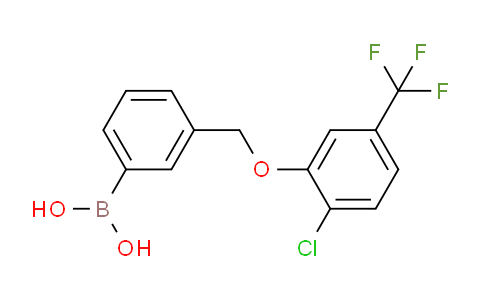 (3-((2-Chloro-5-(trifluoromethyl)phenoxy)methyl)phenyl)boronic acid