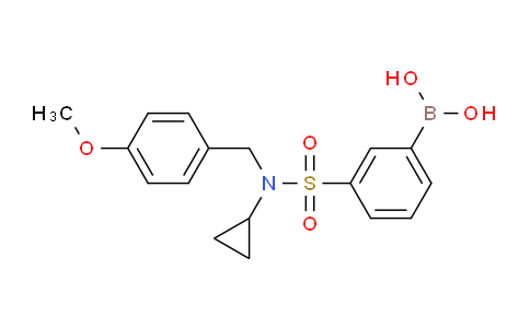 BP27447 | 913836-07-4 | (3-(N-Cyclopropyl-N-(4-methoxybenzyl)sulfamoyl)phenyl)boronic acid