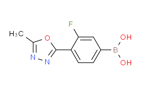 (3-Fluoro-4-(5-methyl-1,3,4-oxadiazol-2-yl)phenyl)boronic acid
