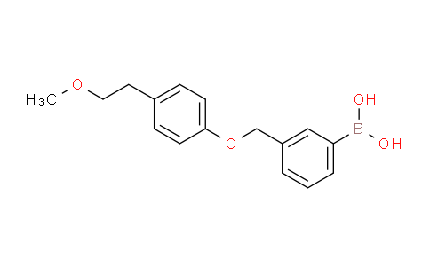 BP27467 | 871126-26-0 | (3-((4-(2-Methoxyethyl)phenoxy)methyl)phenyl)boronic acid