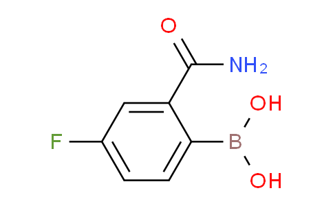 (2-Carbamoyl-4-fluorophenyl)boronic acid
