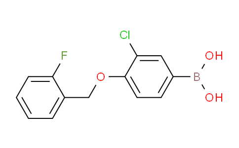 (3-Chloro-4-((2-fluorobenzyl)oxy)phenyl)boronic acid