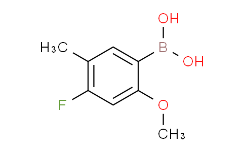 BP27554 | 1207428-92-9 | (4-Fluoro-2-methoxy-5-methylphenyl)boronic acid