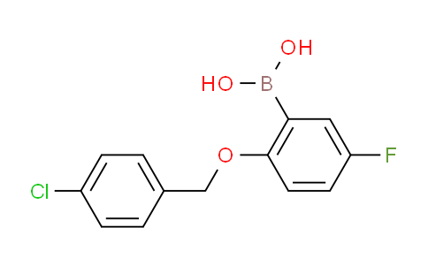 (2-((4-Chlorobenzyl)oxy)-5-fluorophenyl)boronic acid
