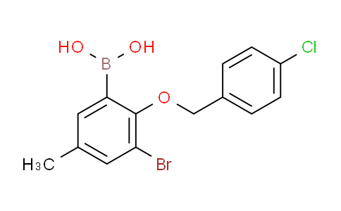 BP27589 | 849052-18-2 | (3-Bromo-2-((4-chlorobenzyl)oxy)-5-methylphenyl)boronic acid