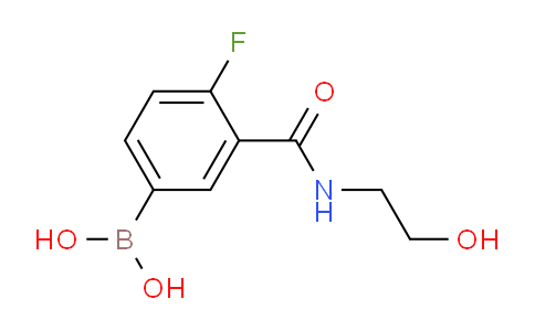 (4-Fluoro-3-((2-hydroxyethyl)carbamoyl)phenyl)boronic acid