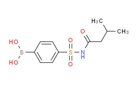 (4-(N-(3-Methylbutanoyl)sulfamoyl)phenyl)boronic acid