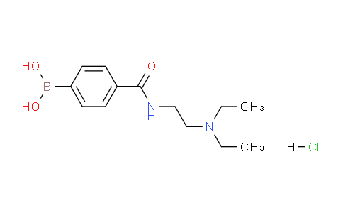 BP27635 | 913835-46-8 | (4-((2-(Diethylamino)ethyl)carbamoyl)phenyl)boronic acid hydrochloride