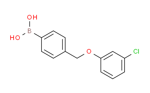 (4-((3-Chlorophenoxy)methyl)phenyl)boronic acid