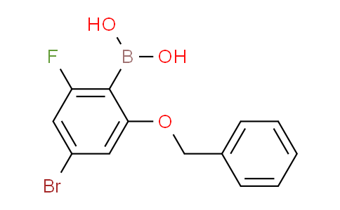 (2-(Benzyloxy)-4-bromo-6-fluorophenyl)boronic acid