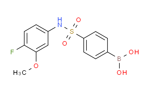BP27817 | 957120-99-9 | (4-(N-(4-Fluoro-3-methoxyphenyl)sulfamoyl)phenyl)boronic acid