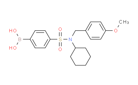 (4-(N-Cyclohexyl-N-(4-methoxybenzyl)sulfamoyl)phenyl)boronic acid