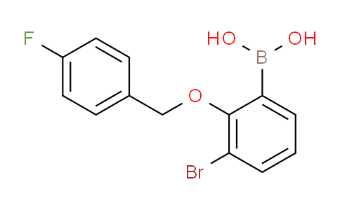 (3-Bromo-2-((4-fluorobenzyl)oxy)phenyl)boronic acid