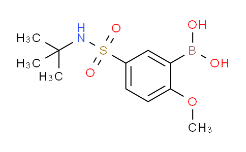 (5-(N-(tert-Butyl)sulfamoyl)-2-methoxyphenyl)boronic acid