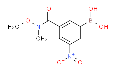3-[Methoxy(methyl)carbamoyl]-5-nitrophenylboronic acid