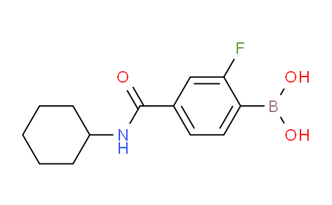 (4-(Cyclohexylcarbamoyl)-2-fluorophenyl)boronic acid