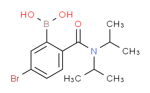 (5-Bromo-2-(diisopropylcarbamoyl)phenyl)boronic acid
