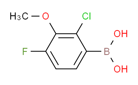 (2-Chloro-4-fluoro-3-methoxyphenyl)boronic acid
