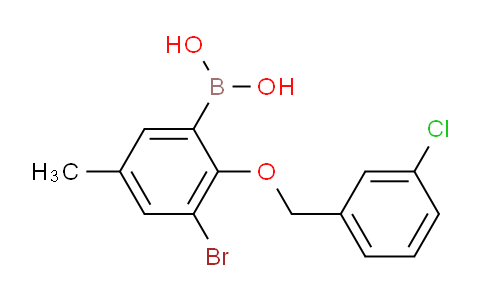 BP27987 | 870778-83-9 | (3-Bromo-2-((3-chlorobenzyl)oxy)-5-methylphenyl)boronic acid