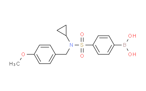 (4-(N-Cyclopropyl-N-(4-methoxybenzyl)sulfamoyl)phenyl)boronic acid