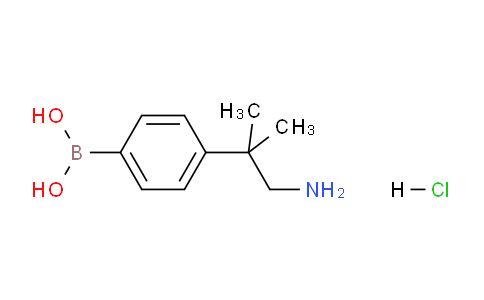 (4-(1-Amino-2-methylpropan-2-yl)phenyl)boronic acid hydrochloride