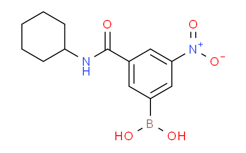 (3-(Cyclohexylcarbamoyl)-5-nitrophenyl)boronic acid