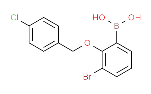 (3-Bromo-2-((4-chlorobenzyl)oxy)phenyl)boronic acid