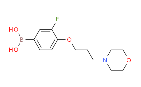 (3-Fluoro-4-(3-morpholinopropoxy)phenyl)boronic acid