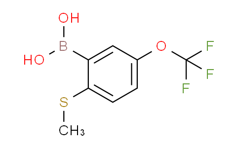 (2-(Methylthio)-5-(trifluoromethoxy)phenyl)boronic acid