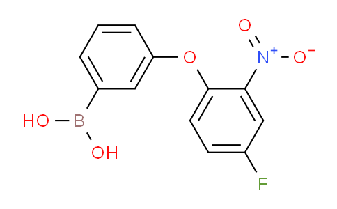 (3-(4-Fluoro-2-nitrophenoxy)phenyl)boronic acid