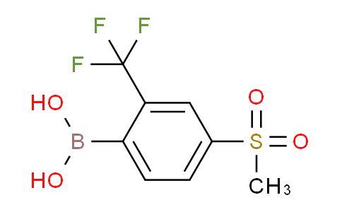 (4-(Methylsulfonyl)-2-(trifluoromethyl)phenyl)boronic acid