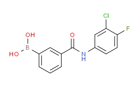 BP28293 | 1072946-04-3 | (3-((3-Chloro-4-fluorophenyl)carbamoyl)phenyl)boronic acid
