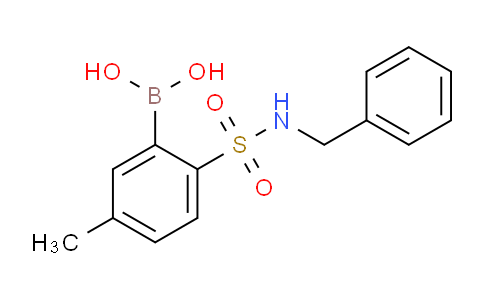 BP28319 | 1072946-63-4 | (2-(N-Benzylsulfamoyl)-5-methylphenyl)boronic acid