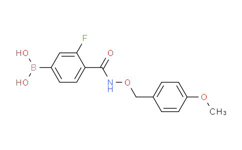 (3-Fluoro-4-(((4-methoxybenzyl)oxy)carbamoyl)phenyl)boronic acid