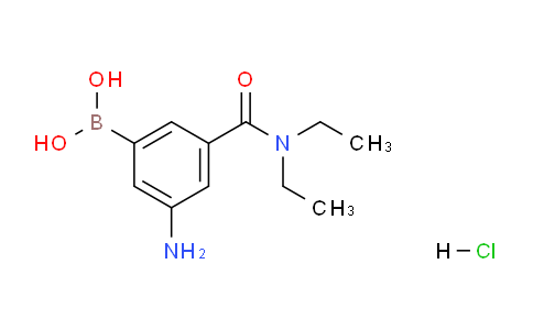 (3-Amino-5-(diethylcarbamoyl)phenyl)boronic acid hydrochloride
