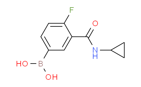 (3-(Cyclopropylcarbamoyl)-4-fluorophenyl)boronic acid