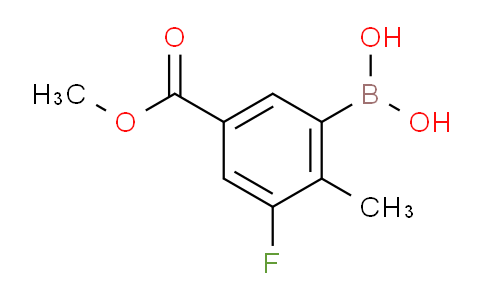 3-Fluoro-5-(methoxycarbonyl)-2-methylphenylboronic acid