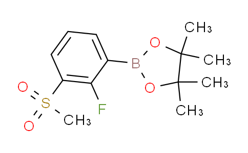 (2-Fluoro-3-(methylsulfonyl)phenyl)boronic acid pinacol ester