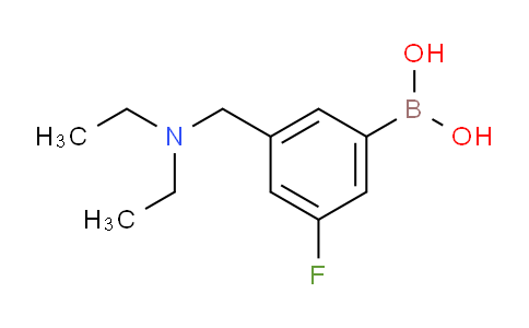 3-((Diethylamino)methyl)-5-fluorophenylboronic acid