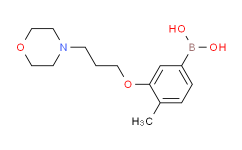 BP28527 | 1704066-86-3 | (4-Methyl-3-(3-morpholinopropoxy)phenyl)boronic acid