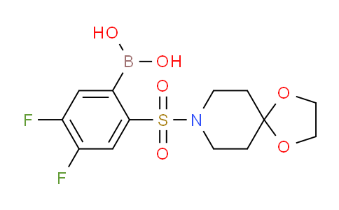 BP28584 | 1704074-09-8 | (2-(1,4-Dioxa-8-azaspiro[4.5]decan-8-ylsulfonyl)-4,5-difluorophenyl)boronic acid