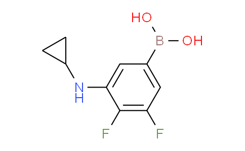 BP28593 | 1704068-53-0 | (3-(Cyclopropylamino)-4,5-difluorophenyl)boronic acid