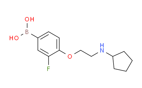 BP28655 | 1704096-02-5 | (4-(2-(Cyclopentylamino)ethoxy)-3-fluorophenyl)boronic acid