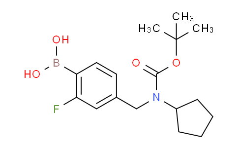 BP28667 | 1704096-68-3 | (4-(((Tert-butoxycarbonyl)(cyclopentyl)amino)methyl)-2-fluorophenyl)boronic acid