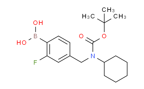 BP28672 | 1704097-11-9 | (4-(((Tert-butoxycarbonyl)(cyclohexyl)amino)methyl)-2-fluorophenyl)boronic acid